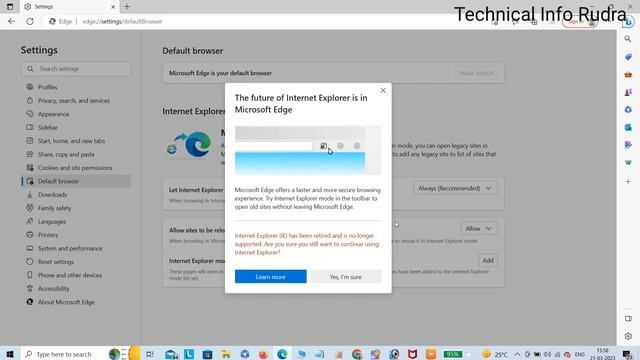How to Fix Microsoft Edge Open Automatically when Internet explorer Open 100% Problem Solved смотреть онлайн