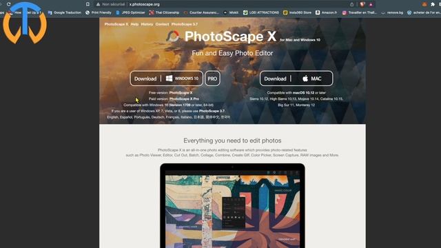 Comment installer photoscape смотреть онлайн