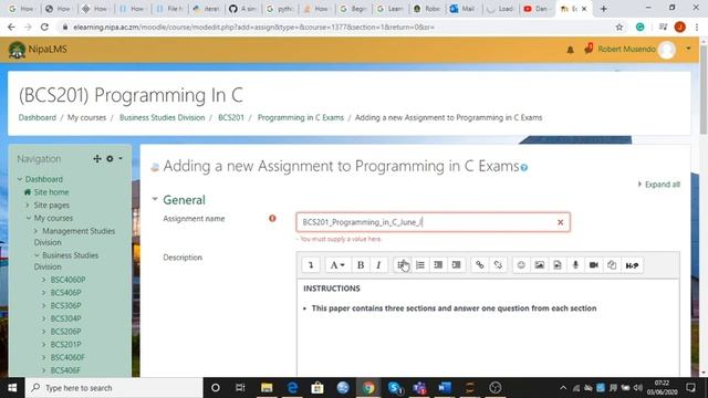 Assignment Creation on moodle 3.9, with restriction. смотреть онлайн