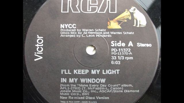 NYCC - I'll Keep My Light In My Window (scratchandsniffs extended disco re-rub) смотреть онлайн