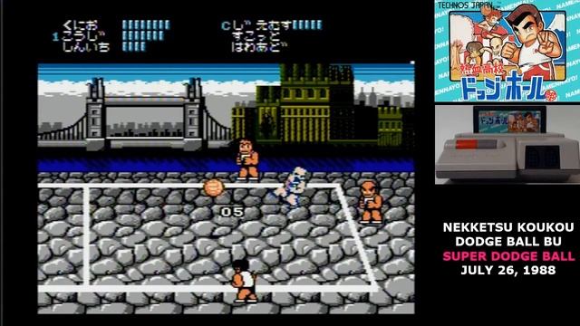 Famidaily - Episode 0358 - Nekketsu Koukou Dodge Ball Bu/Super Dodge Ball (熱血高校ドッジボール部) смотреть онлайн