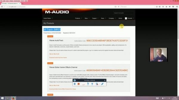 Failed to open the audio device "m-track quad asio driver."