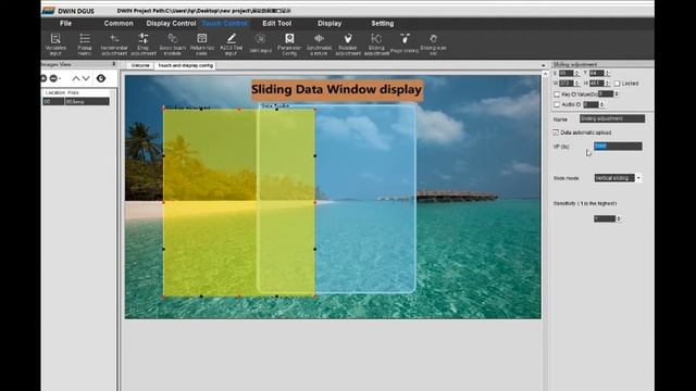 DWIN Sliding Data Window Display смотреть онлайн