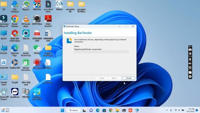 Bartender Software Installation for Label Printer смотреть онлайн