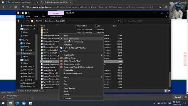 How get rounded taskbar in Windows 10 || By Dinesh Kumawat смотреть онлайн