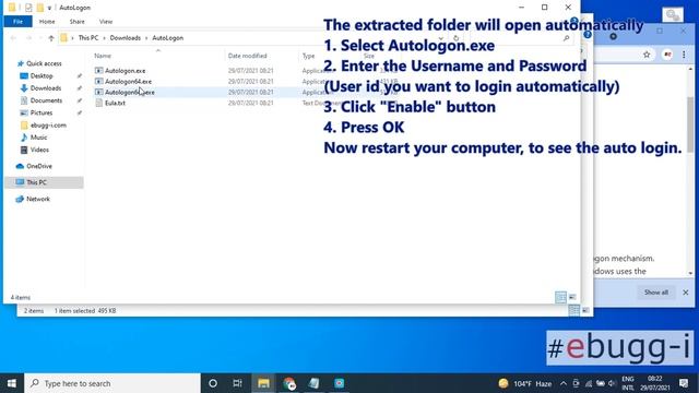 How To Enable Auto Login Windows 10/11 смотреть онлайн