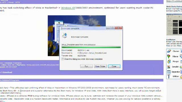 Windows Aero Switching on Windows XP смотреть онлайн