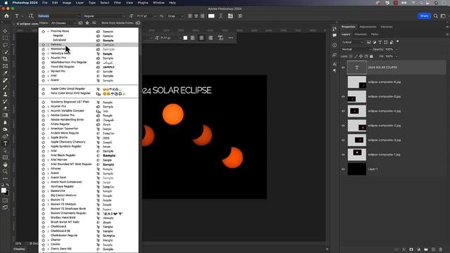 Editing a Solar Eclipse Composite in Photoshop смотреть онлайн