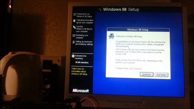 Retro Pentium 2: finally, installing Windows 98 SE смотреть онлайн