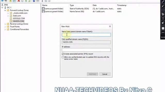 HOW TO CREATE A FORWARD LOOKUP ZONE IN DNS? смотреть онлайн