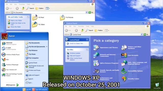 Microsoft Windows O.S startup and shutdown sound 1985-2020 смотреть онлайн
