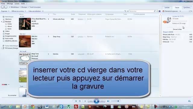 tuto video comment graver de la musique avec Windows media player смотреть онлайн
