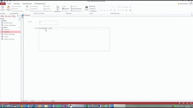 Access: eine Liste die sich während einer Filter Eingabe anpasst смотреть онлайн