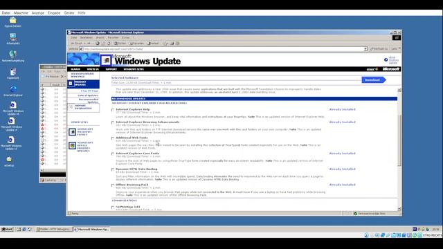 Windows Update v3 Testlauf unter Windows 2000 Sp4 смотреть онлайн