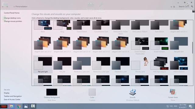 Windows 10 Flat Plat custom theme смотреть онлайн