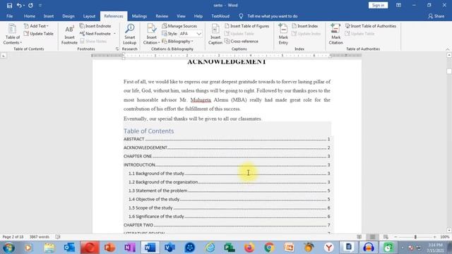 How to insert Table of Contents and Different page numbers (Step by Step) | Microsoft Word Tutoria смотреть онлайн