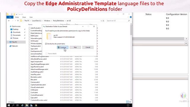 11a - Install Microsoft Edge Group Policy Templates смотреть онлайн