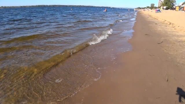 Самара, купание в Волге на набережной смотреть онлайн