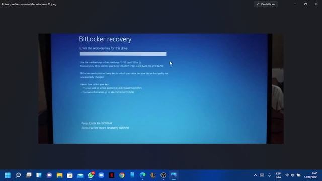 Error de actualizar a Windows 11 BitLocker laptop Hp смотреть онлайн