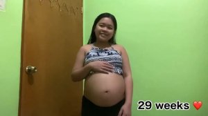 PREGNANCY TRANSFORMATION WEEK BY WEEK | Belly Progression | Filipina