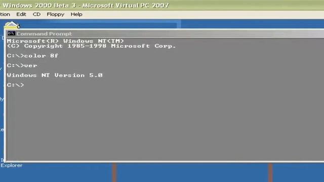 Windows 2000 Beta 3 Build 1946 In Virtual PC 2007 смотреть онлайн