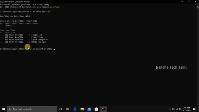 Hack Wifi Password In Tamil 2020||Find all wifi Password with In 2 Minutes||Windows 10,8,7|| смотреть онлайн
