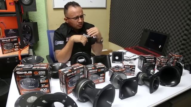 Familia Drivers Genius Audio, Fenolicos y Trompetas o difusores de Aluminio y Plastico смотреть онлайн