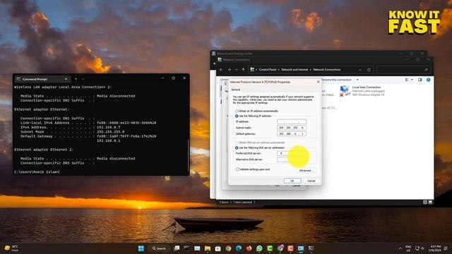 How to Change IP Address on Windows 10 смотреть онлайн