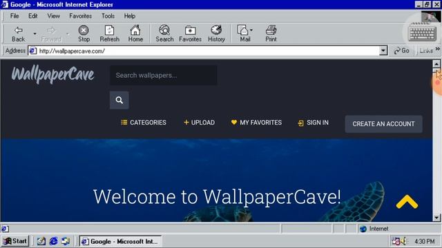 Como por imagens de fundo super brutais no Windows 98 simulator смотреть онлайн