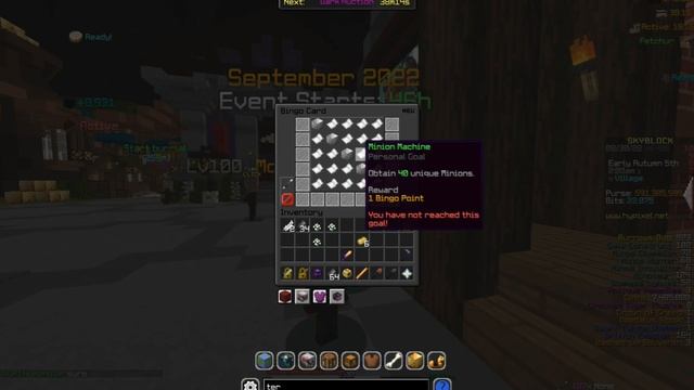 Full September Bingo Guide in Hypixel Skyblock смотреть онлайн