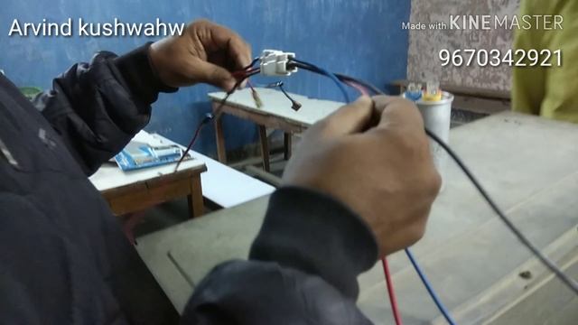 A.C Compressor Direct Start Window A.C/ split A.C #electrical #repairing #daigram #connection смотреть онлайн