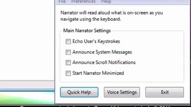 Windows Vista - Using Windows Narrator смотреть онлайн