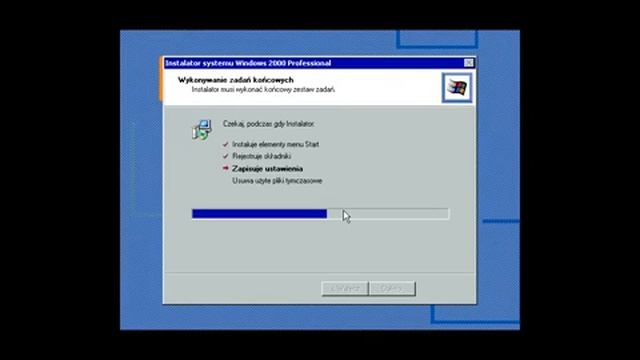 Windows 2000 Professional PL Jak zainstalować i próbka działania systemu! смотреть онлайн
