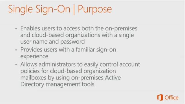 Office 365 Administration - 03 - Office 365 Single Sign On, DirSync and ADFS смотреть онлайн