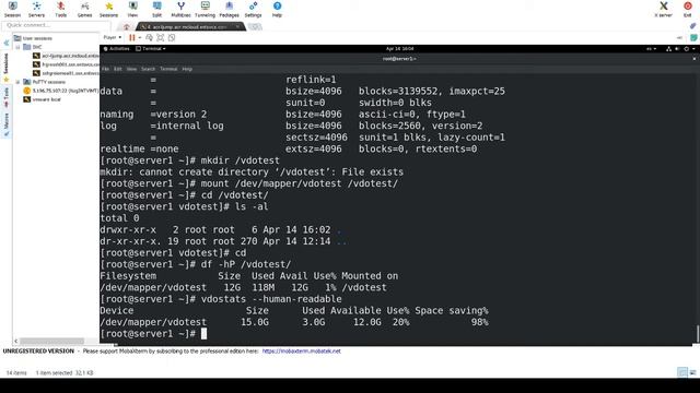 VDO Compresión y Deduplicación en Linux (Virtual Data Optimizer) смотреть онлайн