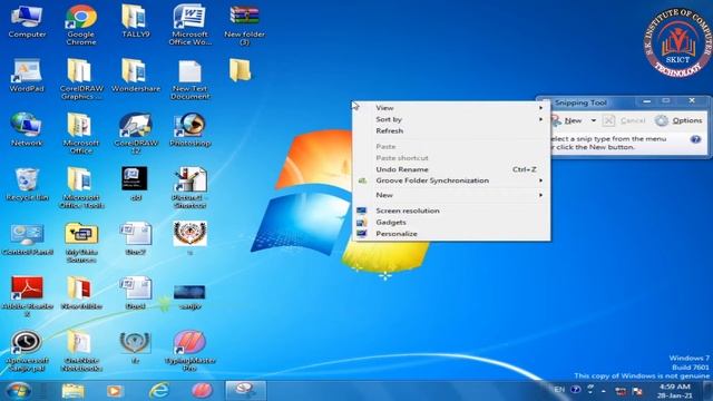 How to use snipping tool in windows 7 || windows 10 || shortcut key|| tricks || смотреть онлайн