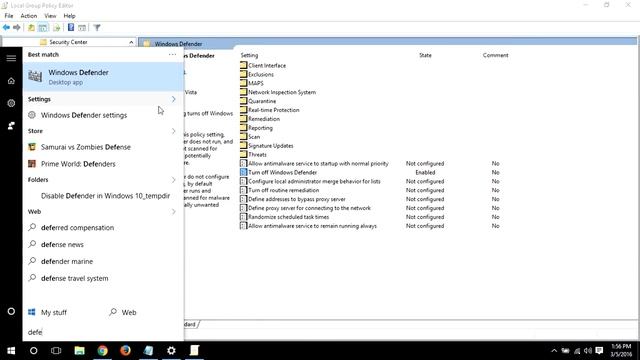 How to Enable or Disable Windows Defender In Windows 10 смотреть онлайн