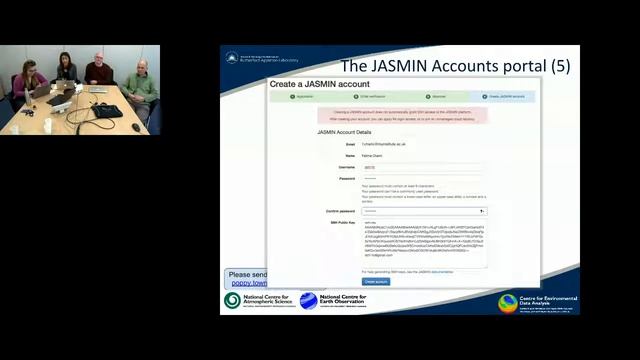 Getting Started with JASMIN Webinar, Section 2 - Setting up your JASMIN Account смотреть онлайн