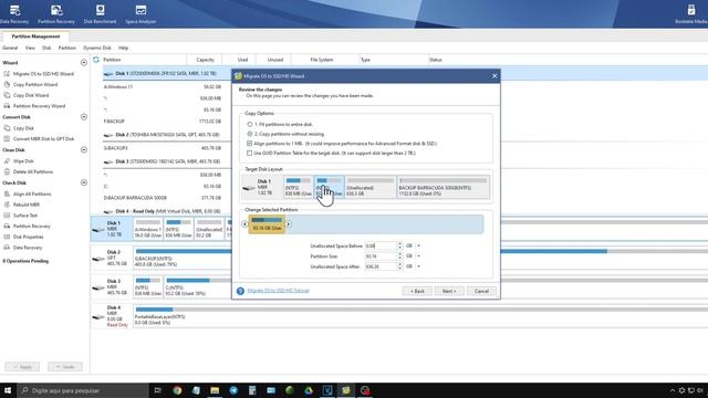 Como Clonar Sistema Operacional Ou Disco Inteiro Com Minitool Partition Wizard ( Tutorial Completo смотреть онлайн