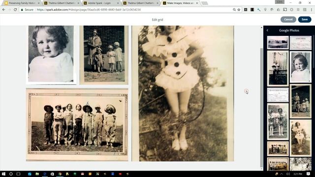 Preserving your Family History with Adobe Spark Pages смотреть онлайн