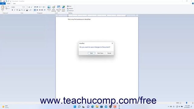 Learn How to Start WordPad and Create a New Document in Windows 11: A Training Tutorial смотреть онлайн