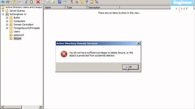 Protect Domain Object from Accidental Deletion in Windows Server 2008 смотреть онлайн