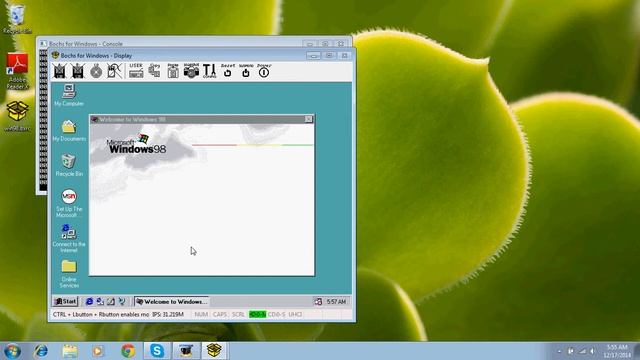 Windows 98 First Edition in Bochs 2.6.7 смотреть онлайн