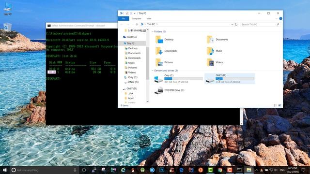 Diskpart Clean Disk Windows 10,8,7, смотреть онлайн