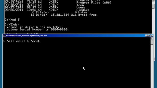 Server Core Command Prompt If Exist смотреть онлайн
