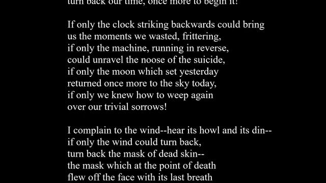 Poem Reading: Funeral Under My Window, by Jaroslav Seifert смотреть онлайн