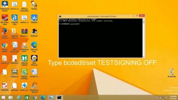 How to Remove Test Mode windows 8.1 Pro Build 9600 without key