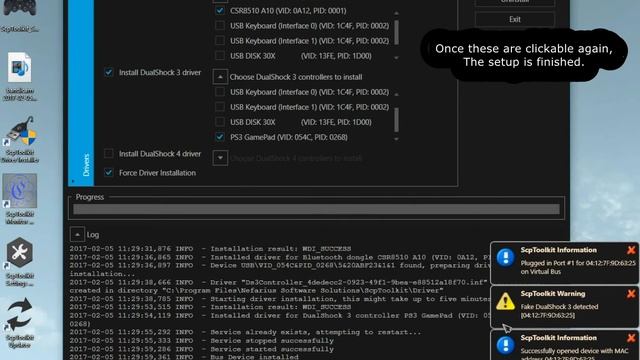 DualShock3(PS3) to Windows Driver ~ Tutorial смотреть онлайн