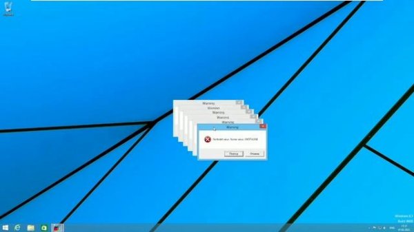 Windows 8 Crazy Error