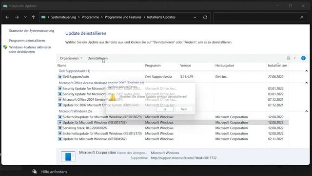 Windows 11 Updates deinstallieren смотреть онлайн
